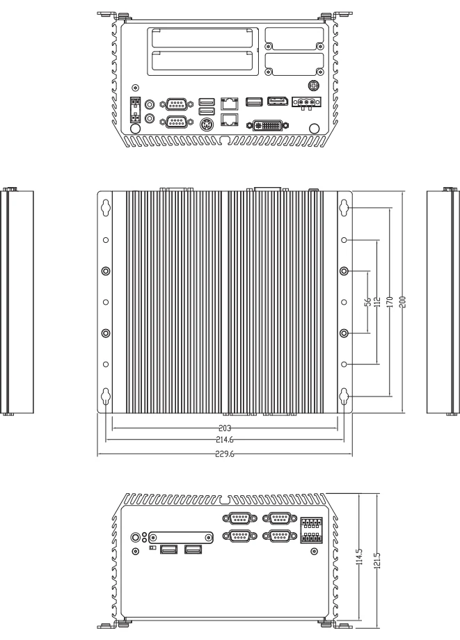 Bản vẽ kích thước DE-1002 (mm)