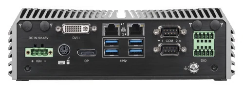 Mặt I/O phía sau Cincoze DI-1000
