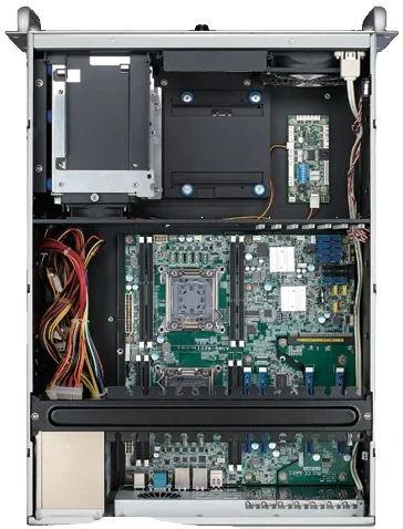 Bên trong HPC-7442 khi mở nắp