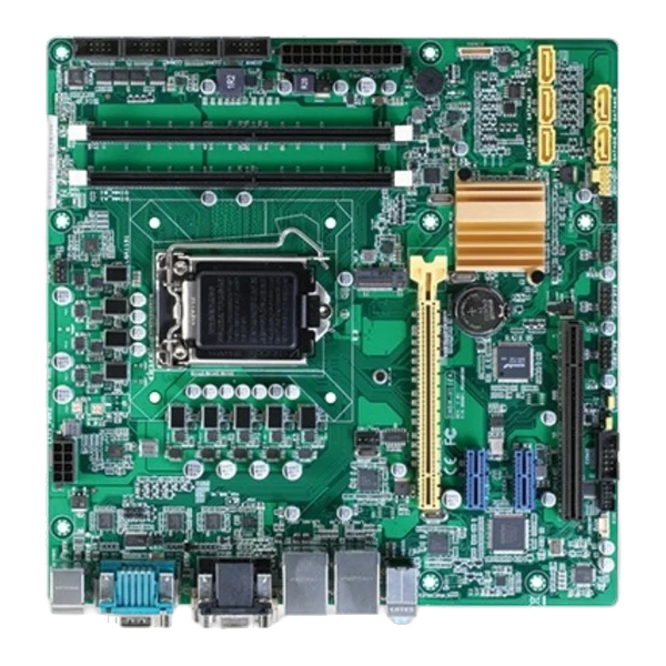 Bo mạch chủ IMBM-H110A nhìn thẳng từ trên xuống