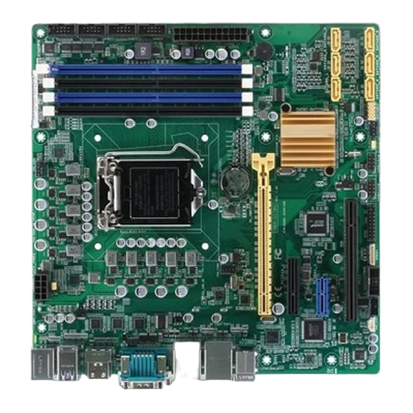 Bo mạch chủ IMBM-Q170A nhìn thẳng từ trên xuống