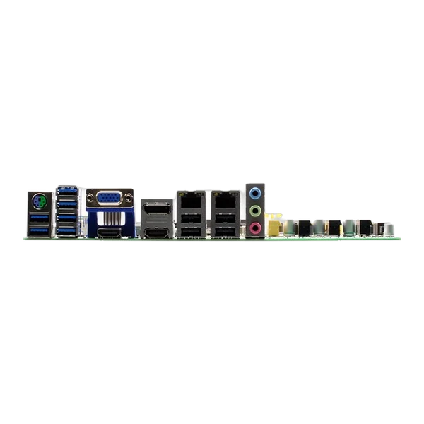 Cụm cổng I/O phía sau bo mạch MAX-Q370C