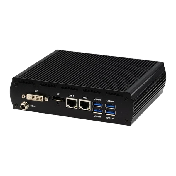 AAEON GENESYS-KBU6 nhìn từ phía cổng LAN và USB