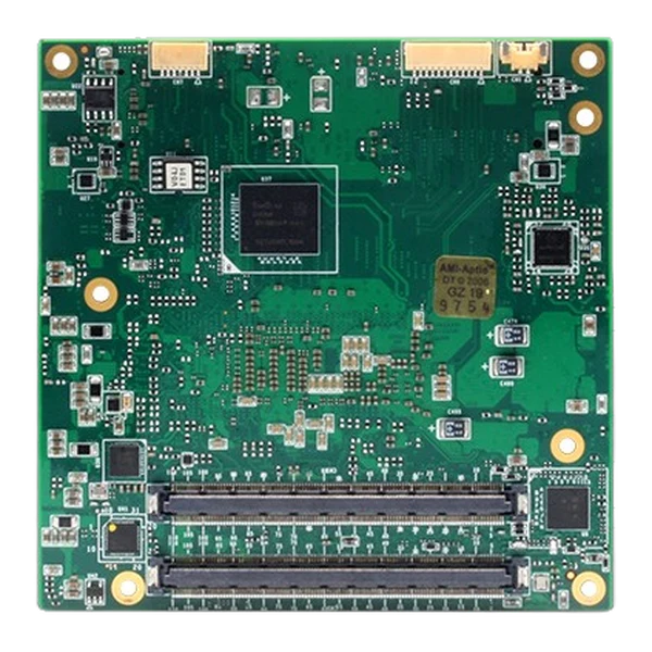 Mặt dưới module COM-WHUC6 với đầu nối COM Express
