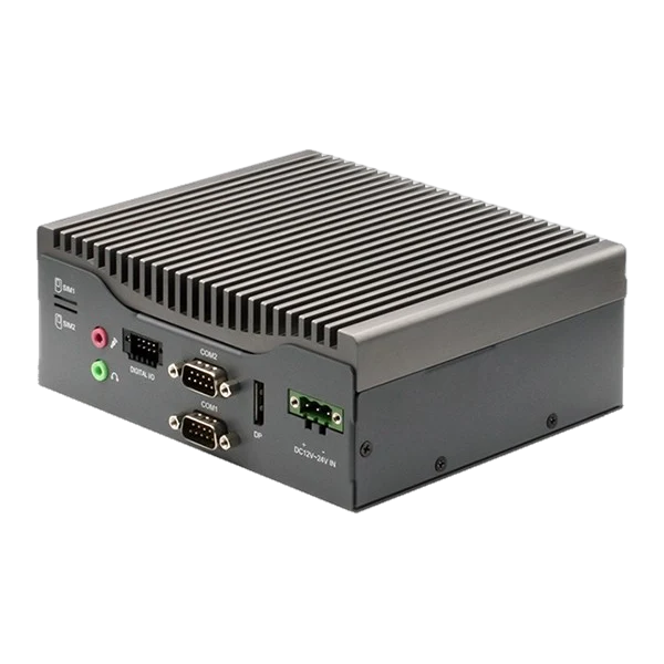 AAEON VPC-3350AI nhìn từ phía cổng COM và cổng nguồn