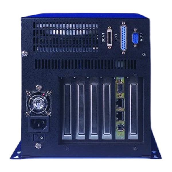 Mặt sau AEC-206 với khe mở rộng và bộ nguồn