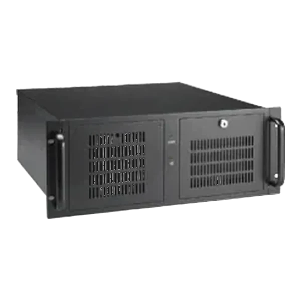 Advantech IPC-610 bản màu đen nhìn từ phía trước