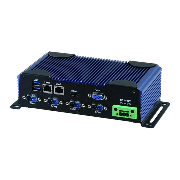 Mặt cổng USB, LAN, HDMI, VGA và COM của AAEON BOXER-6615