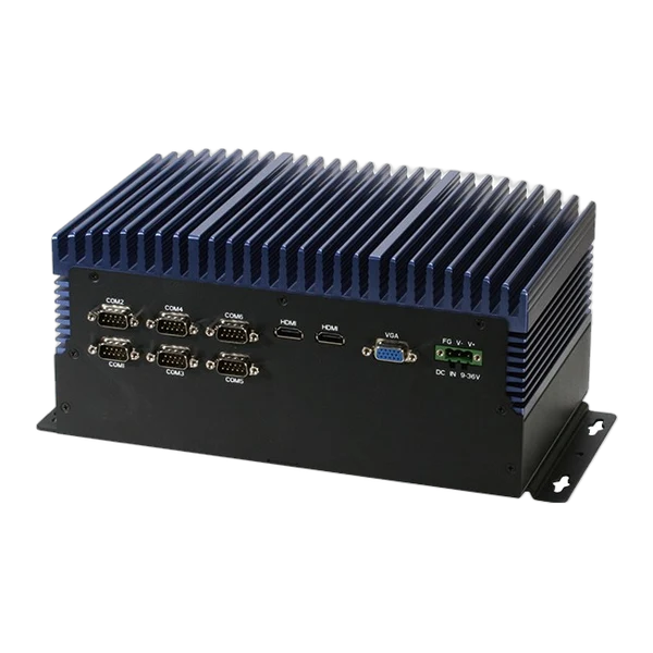 Mặt cổng COM, VGA và LAN của AAEON BOXER-6839