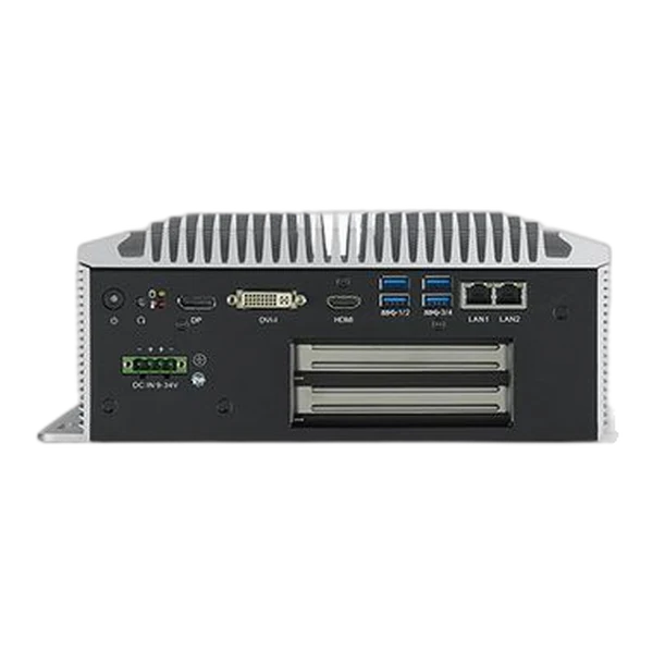 Mặt cổng DVI, USB và LAN của ARK-3500