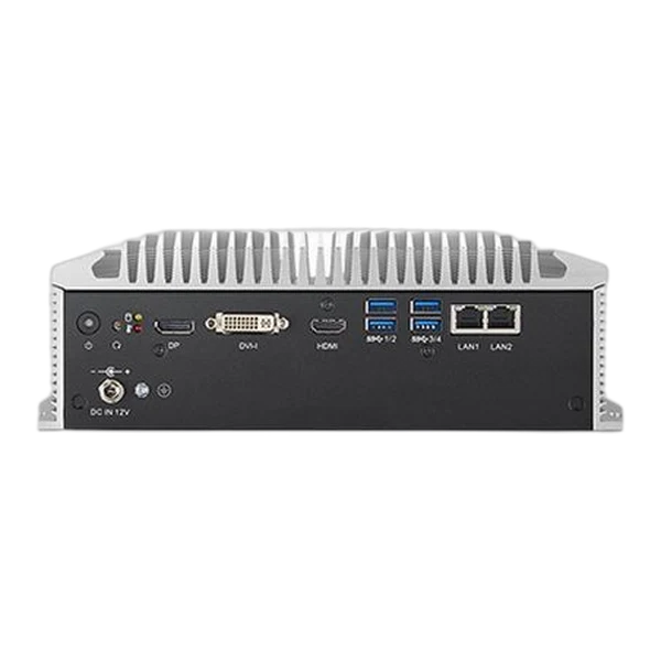 Mặt cổng DVI, USB và LAN của ARK-3510