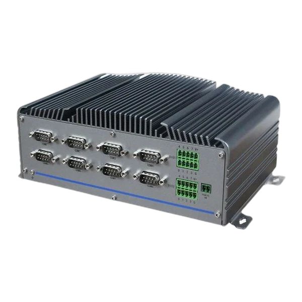 KMDA-2702 nhìn nghiêng, mặt có dãy cổng COM