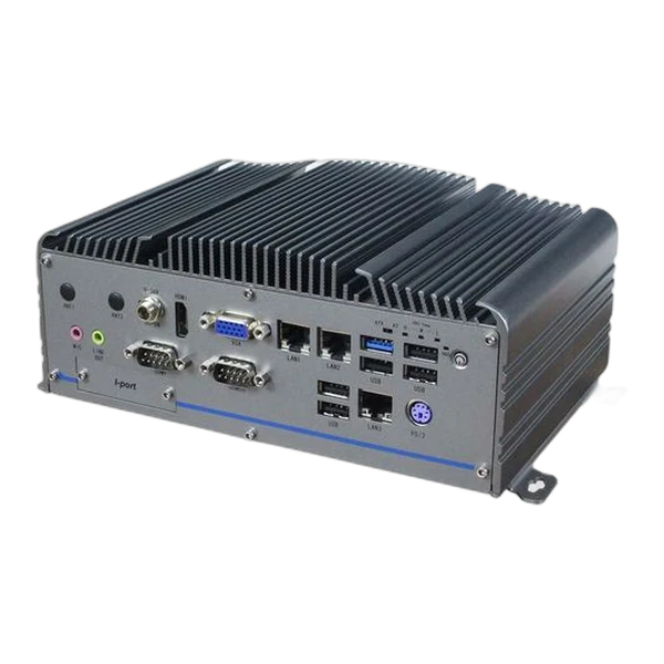 KMDA-2702 nhìn nghiêng, mặt có cổng USB, LAN và VGA