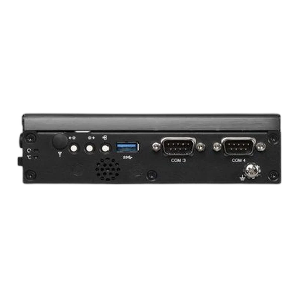 Cincoze P1101, mặt có cổng USB và hai cổng COM