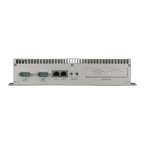 Mặt cổng COM, LAN và âm thanh của Advantech UNO-2483G